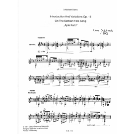 Introduction & Variation op. 15