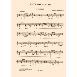 Suite for guitar