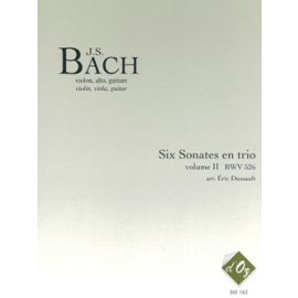 Six sonates en trio, vol. II, BWV 526 (Guitare, violon, alto)