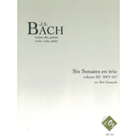 Six sonates en trio, vol. III, BWV 527 (Guitare, violon, alto)