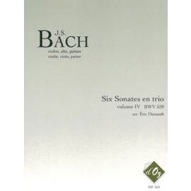 Six sonates en trio, vol. IV, BWV 528 (Guitare, violon, alto)