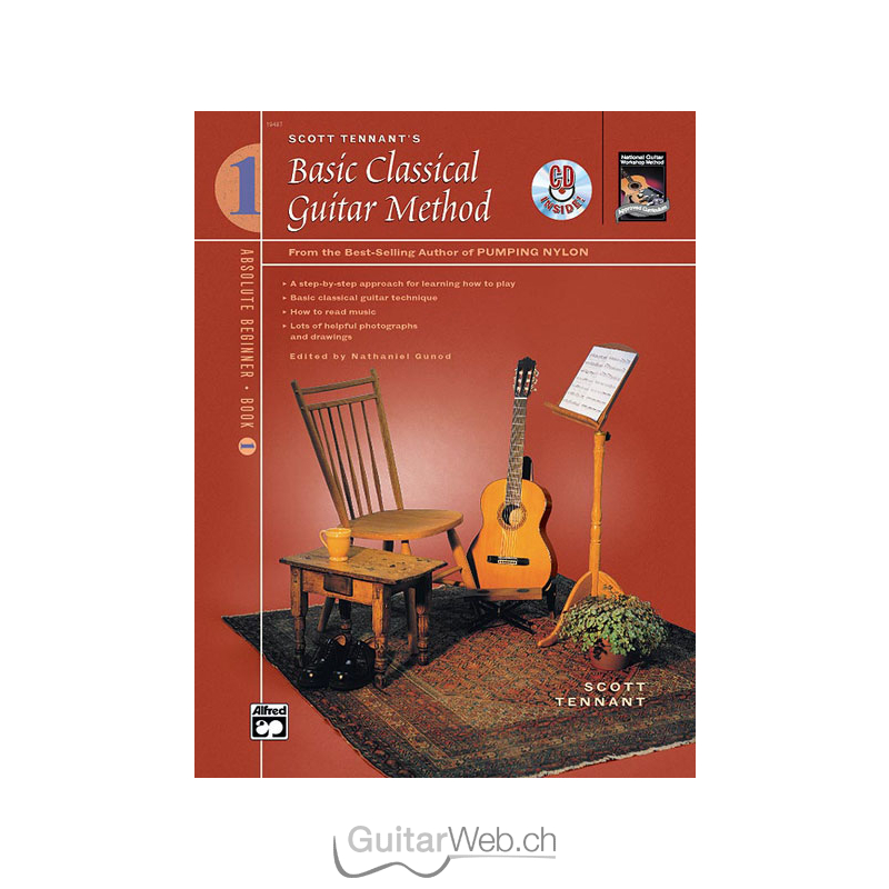 Basic Classical Guitar Method, Buch/DVD - Band 1 - GuitarWeb-Shop - G