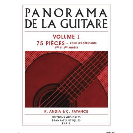 Panorama de la guitare 1 (75 Stücke für das 1.-2. Jahr)